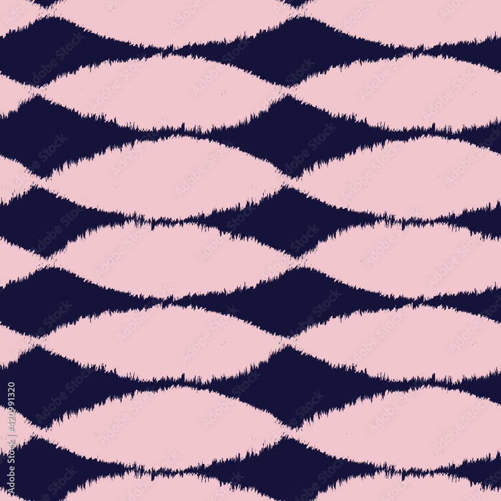 Pastel Brush Stroke Fur Seamless Pattern