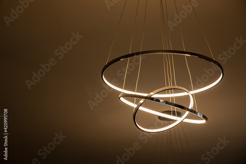 luxury led chandelier wall hanging photo