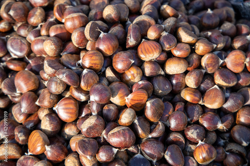 chestnuts background