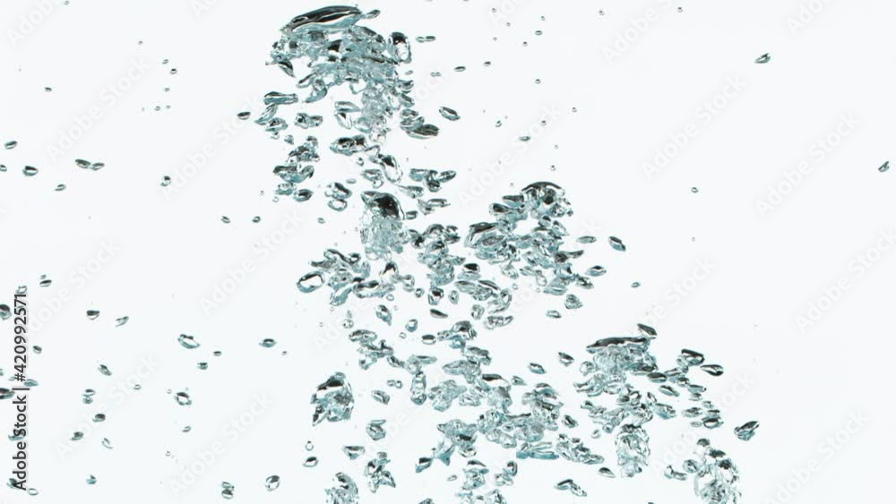 Super slow motion of bubbling water in detail. Filmed on high speed cinema camera, 1000 fps. Super slow motion of bubbling water in detail. Filmed on high speed cinema camera, 1000 fps.