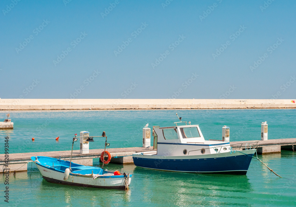 town and harbour, Puglia Region, South Italy
