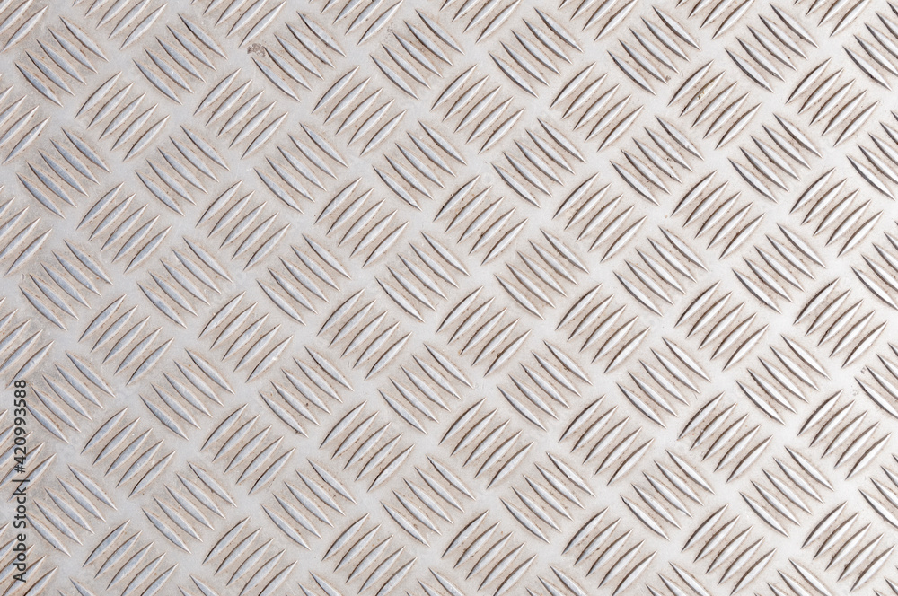 Aluminum checker plate floor texture and background Aluminum checker plate floor texture and background