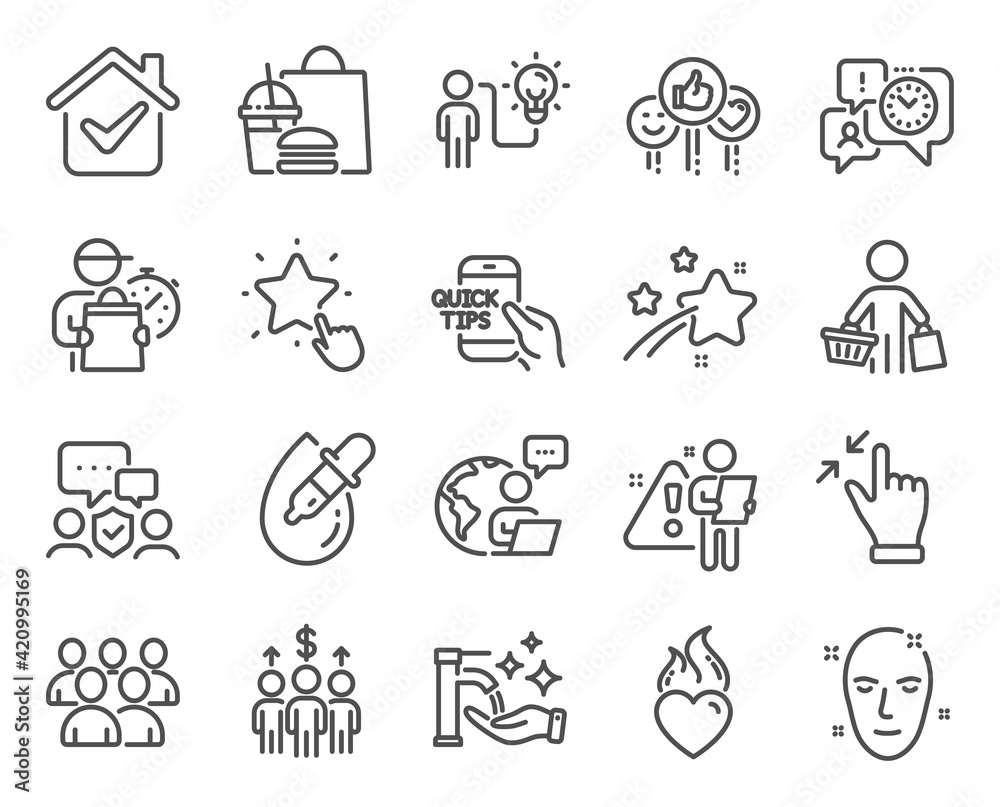 People icons set. Included icon as Touchscreen gesture, Buyer, Health skin signs. Vector People icons set. Included icon as Touchscreen gesture, Buyer, Health skin signs. Vector
