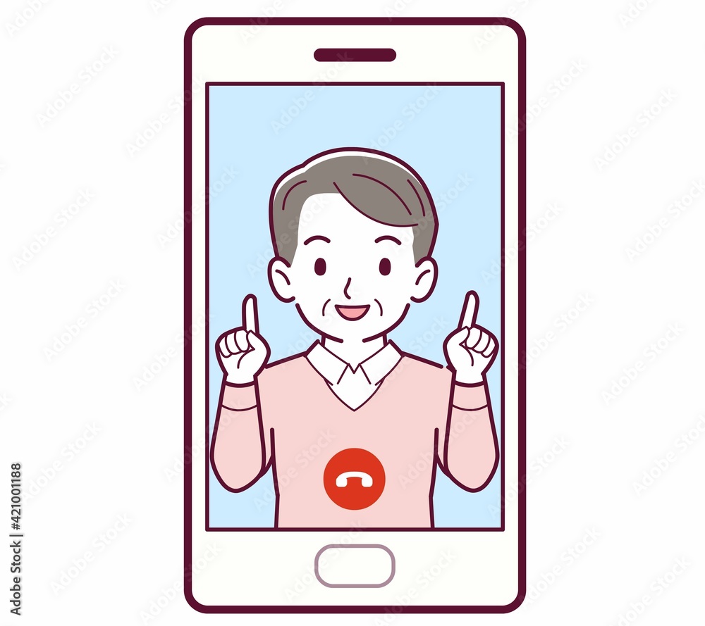 リモートで話す人 リモートで話す人