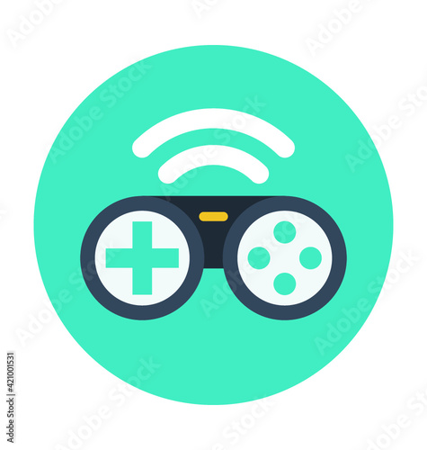 Gamepad Colored Vector Icon