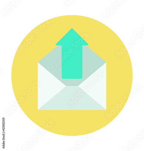 Free Download Inbox Colored Vector Icon - GFXLoad