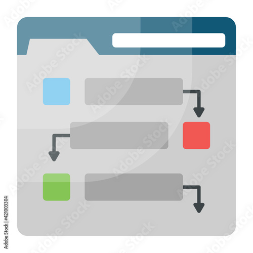 Task Priority Concept, Note Arrangements Vector Color Icon Design, Software and web development symbol on white background, Computer Programming and Coding stock illustration