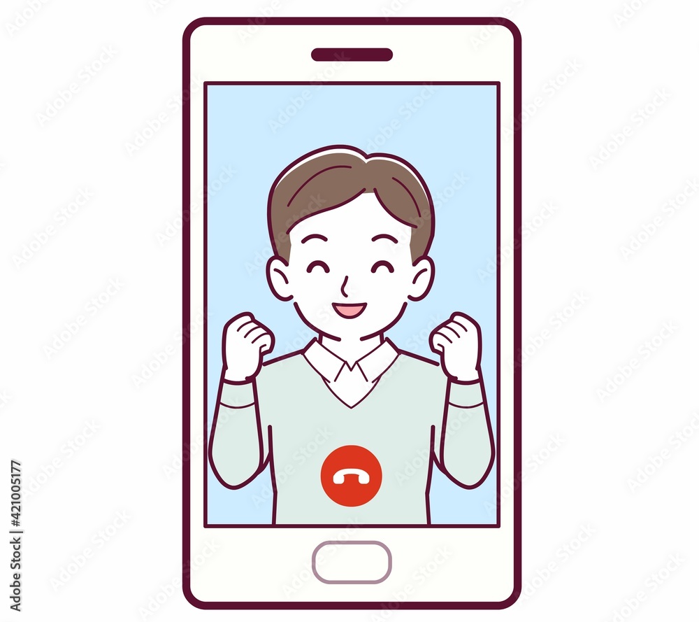 リモートで話す人 リモートで話す人