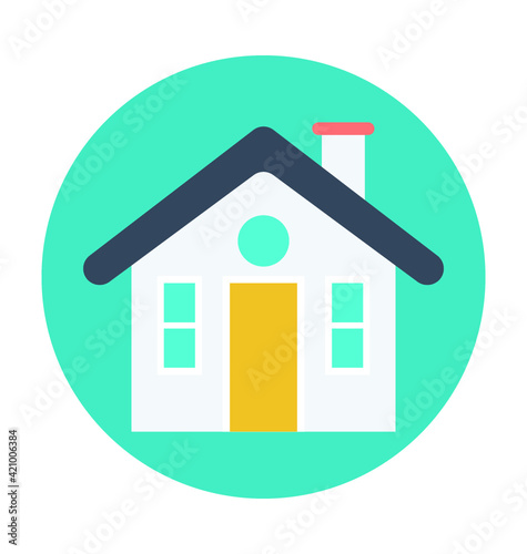 House Colored Vector Icon