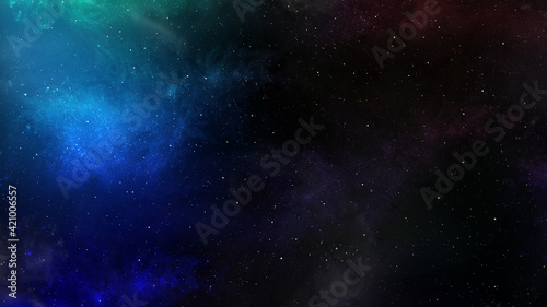 Fototapeta Naklejka Na Ścianę i Meble -  Space Starfield Nebula Promotion 