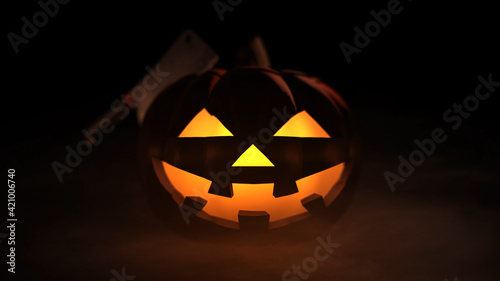 Halloween Pumpkin 3D