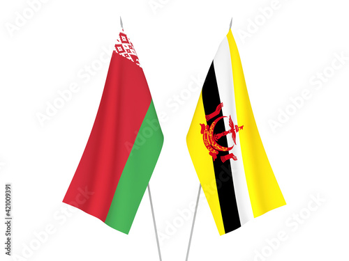 Belarus and Brunei flags