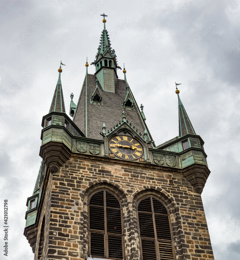 The Henry Bell Tower (Jindrisska tower) in Prague