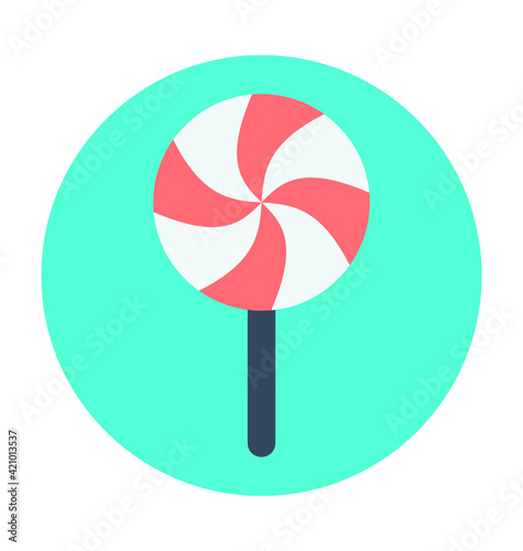 Lollipop Colored Vector Icon