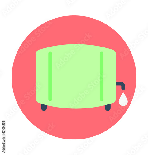 Beer Barrel Colored Vector Icon