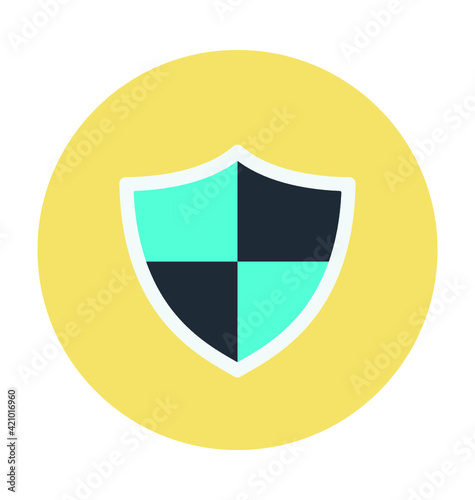 Free Download Shield Colored Vector Icon - GFXLoad