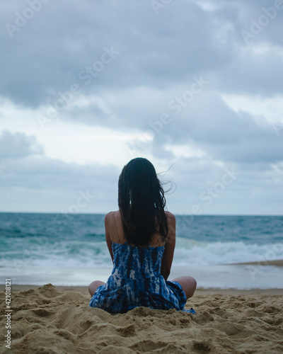 child on the beach