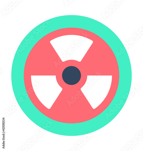 Toxic Colored Vector Icon
