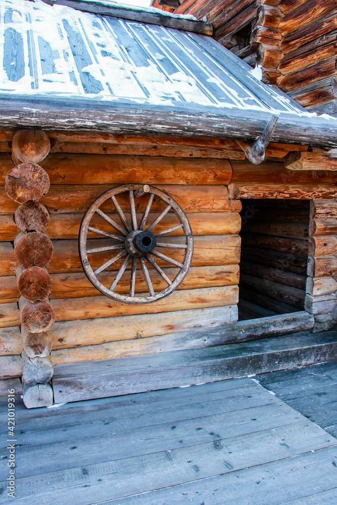 Obraz premium 210308 Этнографический музей Тальцы Россия Taltsy Ethnographic Museum Russia