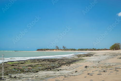 Sao Miguel do Gostoso, Rio Grande do Norte / Brazil. 2020. Empty and paradisiacal beach