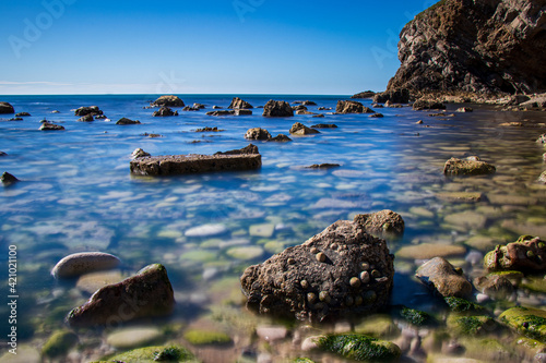 Rocks and Sea in Bay