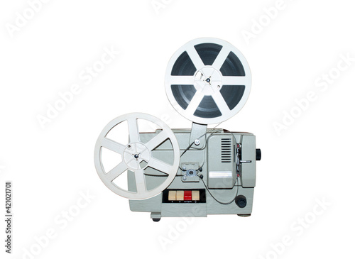movie projector and reels