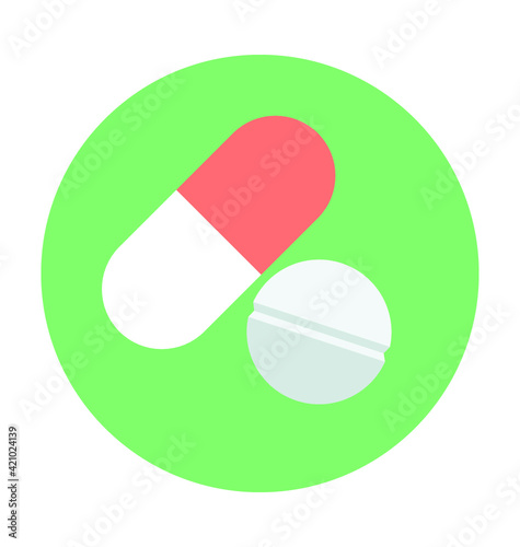 Medicine Colored Vector Icon