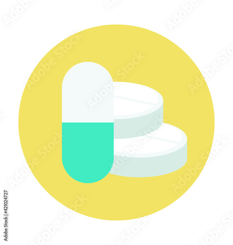 Medicine Colored Vector Icon