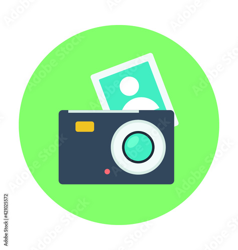 Camera Colored Vector Icon