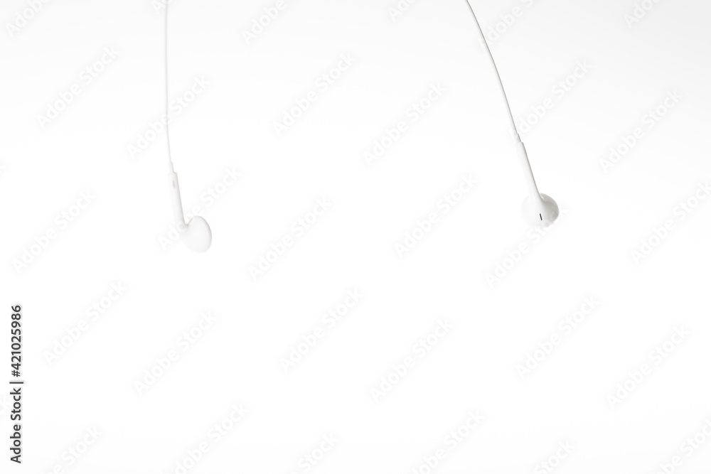 Headphones on white background Headphones on white background