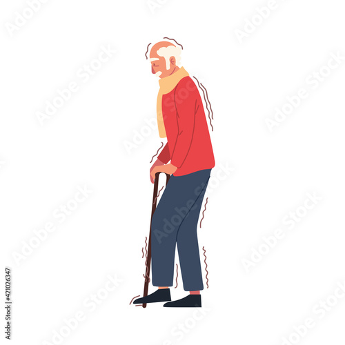 old man parkinson