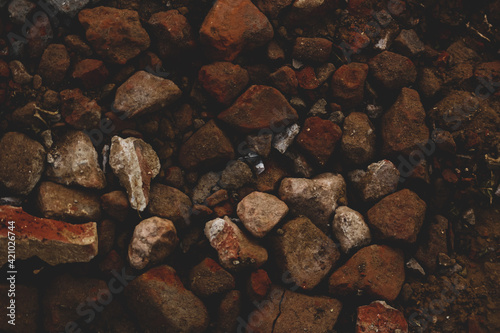 An abstract stone wall texture background