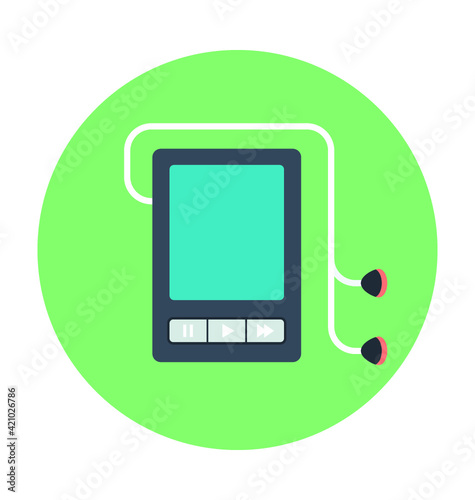 Ipod Colored Vector Icon