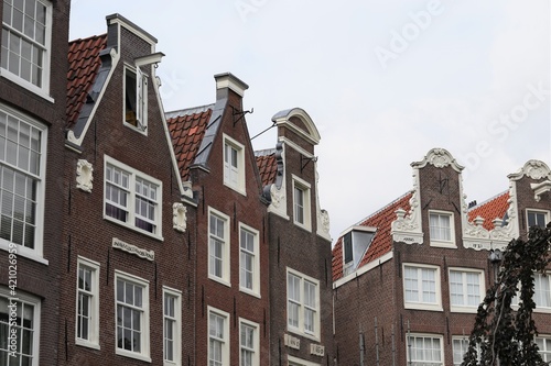 Amsterdam Historic House Gables at Begijnhof