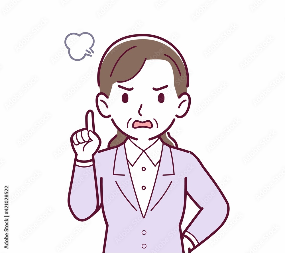 人物の正面 人物の正面
