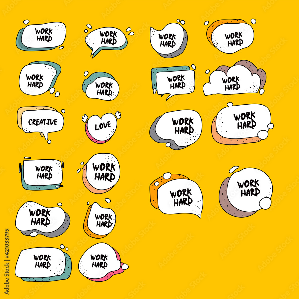 Obraz premium Creative template, typography, happy, template