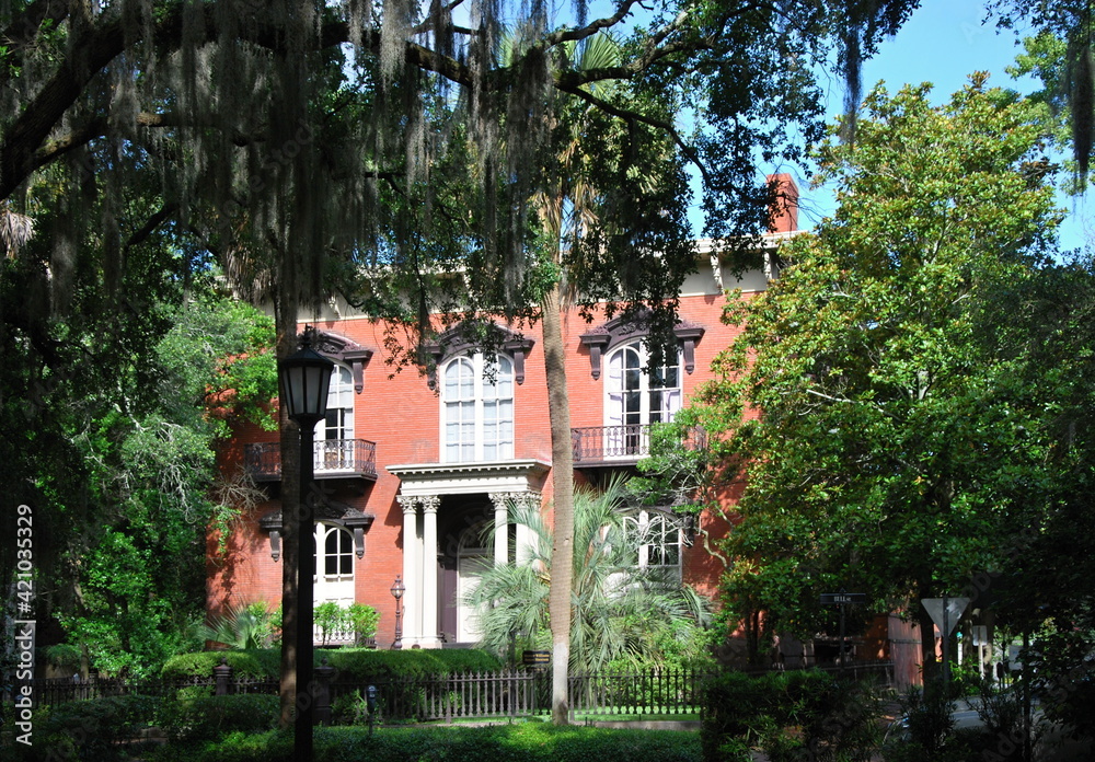 Villa in der Altstadt von Savannah, Georgia