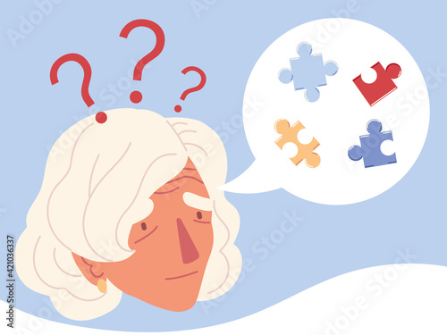 elderly woman alzheimer