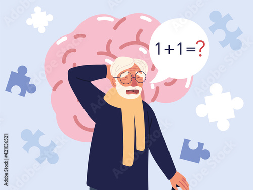 alzheimer old man