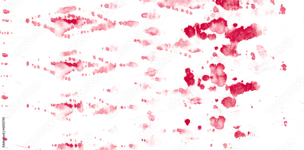 Obraz premium Ikat Textile. Romantic Fur Bleed Boho Design.