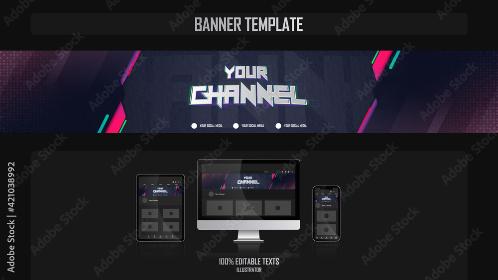 Cover Banner For Video Channel Cover Banner For Video Channel