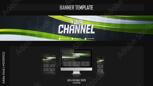 Cover Banner For Video Channel
