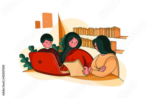 Human resources manager conducting job interview with applicants in office