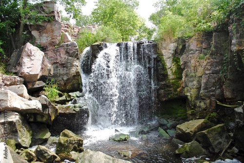 Принти на полотні Winnewissa Falls, is in Pipestone National Monument, located in southwestern Minnesota