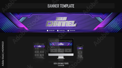 Cover Banner For Video Channel
