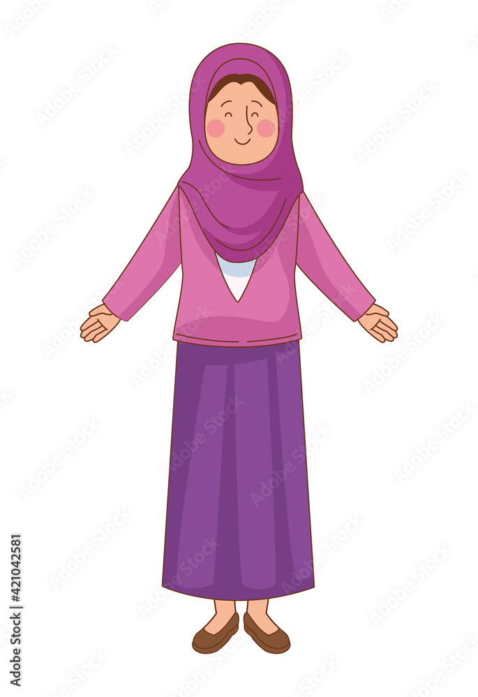 girl arabic character