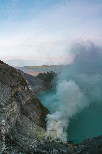 Ijen volcano, Java Island, Indonesia