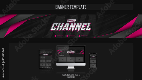 Cover Banner For Video Channel