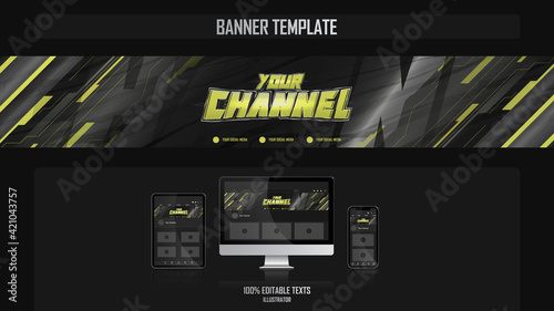 Cover Banner For Video Channel
