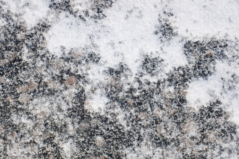 Texture, background, snow cover of nature. Texture, background, snow cover of nature.